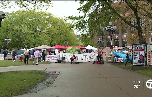 U-M getting ahead of potential graduation disruptions as pro-Palestinian encampment continues