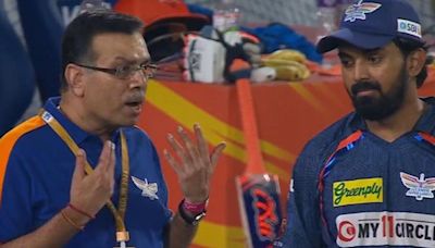 IPL 2024| KL Rahul’s reaction as LSG owner Sanjiv Goenka confronts coach Justin Langer: Watch