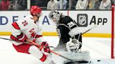 Martinook scores 9th-round shootout winner as Canes blow a 3-goal lead, still beat Kings 6-5