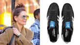 Katie Holmes Takes a Walk With Friends in Trendy Adidas Sambas in New York