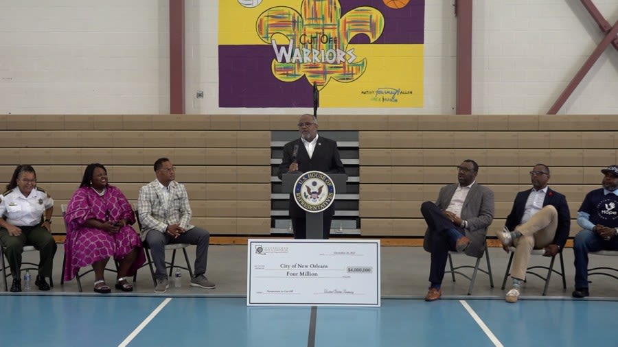 Congressman Troy Carter announces $4M grant to build indoor pool in Algiers