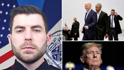 Biden hits NYC for $25M fundraiser with Colbert, Obama, Clinton — as Trump heads to murdered NYPD officer’s wake