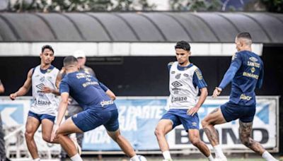 Carille comanda treino tático e esboça equipe para jogo contra a Chapecoense