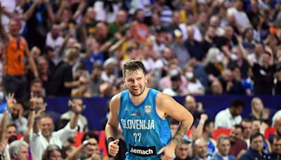 Mavericks’ Luka Doncic leads Slovenia to win over Brazil ahead of Olympic qualifying