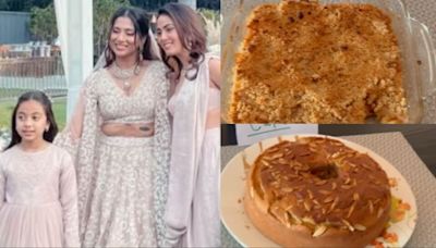 Shahid Kapoor's daughter Misha turns patissier as she makes orange cake and apple pie for mom Mira Rajput. Watch
