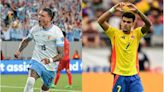 Final del 1er. Tiempo, Colombia le gana a Uruguay 1-0 en un partido caliente