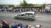 Thousands turn out to pay respects to Rob Burrow at funeral