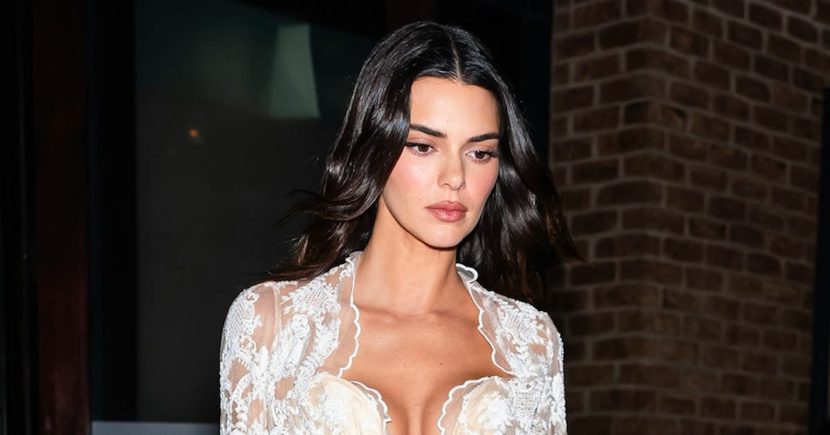 Kendall Jenner Duped Kourtney Kardashian’s Wedding Dress At The Met Gala After-Party