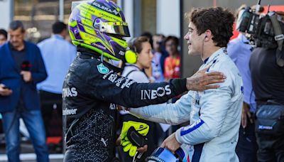 Se conoció el video del saludo de Lewis Hamilton a Colapinto en el GP de Azerbaiyán: el mensaje del piloto argentino tras el encuentro