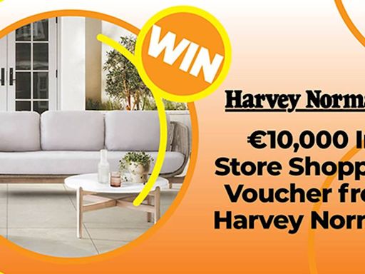 Win a €10,000 In Store Shopping Voucher from Harvey Norman