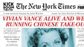 VIVIAN VANCE ALIVE AND WELL RUNNING CHINESE TAKE-OUT Premieres at Hollywood Fringe