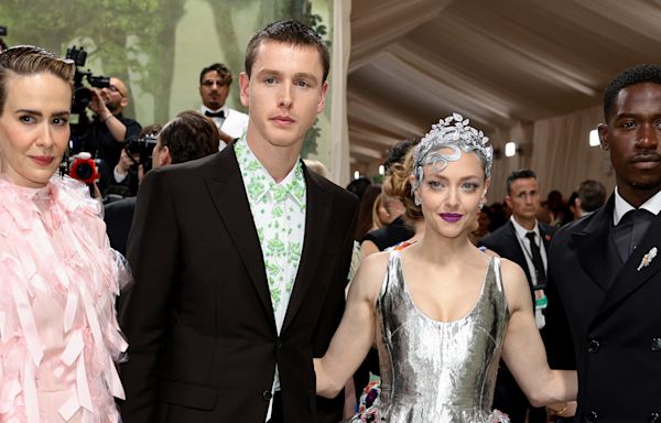 Sarah Paulson & Amanda Seyfried Join Handsome Guys Harris Dickinson & Damson Idris at Met Gala 2024