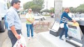 Regidor y dirigente observan proyecto de limpieza pública en Trujillo