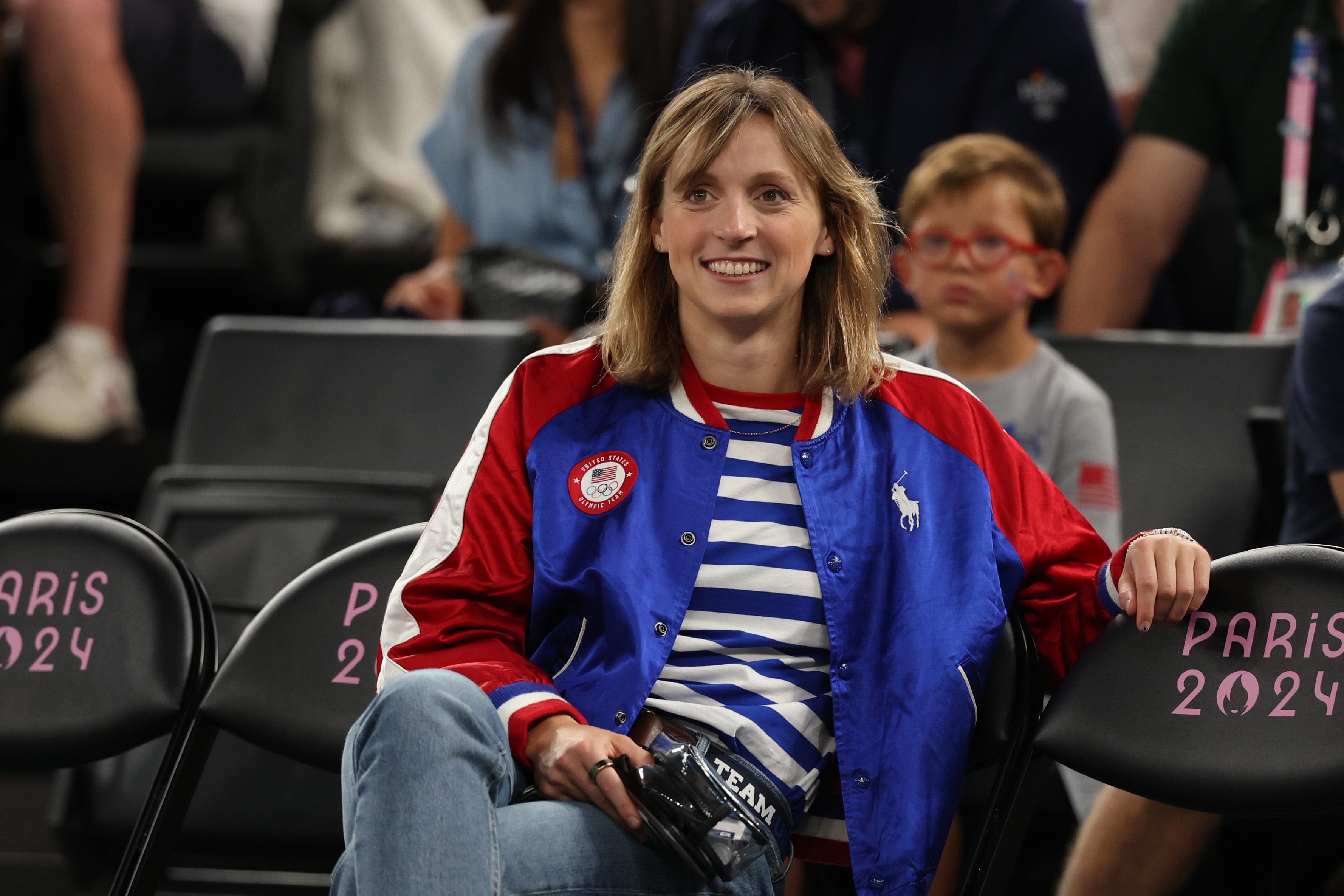 Katie Ledecky tearfully accepted her Team USA closing ceremony flag bearer selection