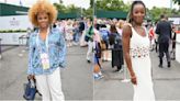 Wimbledon 2023: Fleur East and AJ Odudu keep things cool on day nine