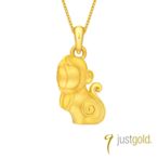 鎮金店Just Gold 十二生肖淘喜系列黃金吊墜 - 猴