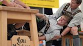 German men with the strongest fingers compete in Bavaria’s ‘Fingerhakeln’ wrestling championship