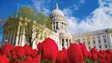 Tiptoe Through The 25,000 Tulips, But Watch Out For Cannabis Plants In Wisconsin's Capitol Building Garden
