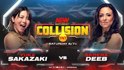 Yuka Sakazaki vs. Serena Deeb Announced For 9/14 AEW Collision, Updated Card