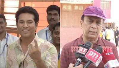 Lok Sabha Elections 2024: Sachin Tendulkar Casts Vote With Arjun In Mumbai, Sunil Gavaskar Makes Important Appeal