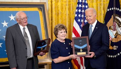 Biden bestows Medal of Honor on Union soldiers who helped hijack train in Confederate territory