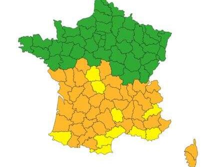 Météo-France place 39 départements en vigilance orange canicule pour lundi 29 juillet