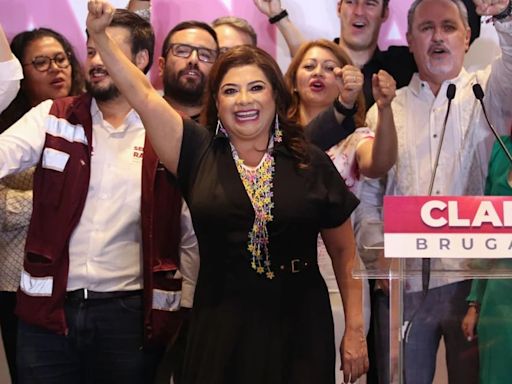 Clara Brugada agradeció a compañeros de partido, políticos internacionales y a rivales en la elección