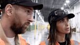 Messi y Antonela se vistieron de operarios en el Día del Trabajador para anunciar su próximo proyecto comercial