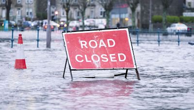 UK weather map turns orange as huge countrywide storm tears across Britain