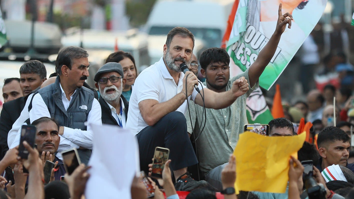 Rahul Gandhi is on the march. But where is he heading?