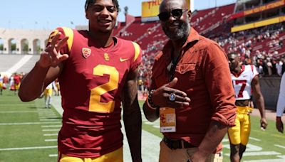 Jerry Rice speaks on Brenden Rice's draft slide: 'We have a lot of people to prove wrong'