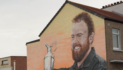 New mural of Shane Lowry unveiled in Portrush as major winners visit European Club