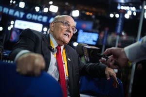 Creditors outraged after Rudy Giuliani spends thousands on first-class tickets to go to RNC