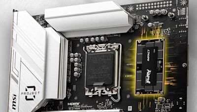 MSI reveals an intriguing motherboard with CAMM2 memory support