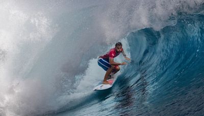 Whale Makes Surprise Appearance During Olympic Surf Competition