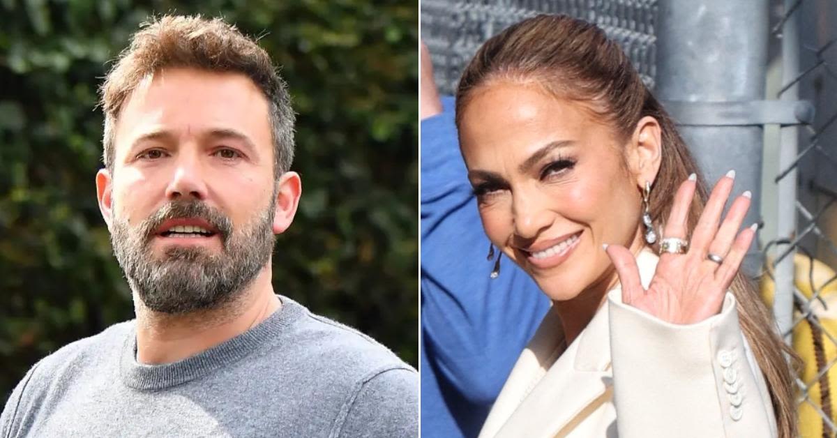 Jennifer Lopez Briefly Mentions Husband Ben Affleck During Appearance on 'Jimmy Kimmel Live!' as Divorce Rumors Swirl