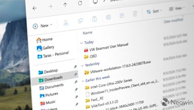 How to disable grouping in Windows 11 Downloads folder