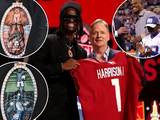 The special meaning behind Marvin Harrison Jr.’s ‘Lion King’ chain at 2024 NFL Draft