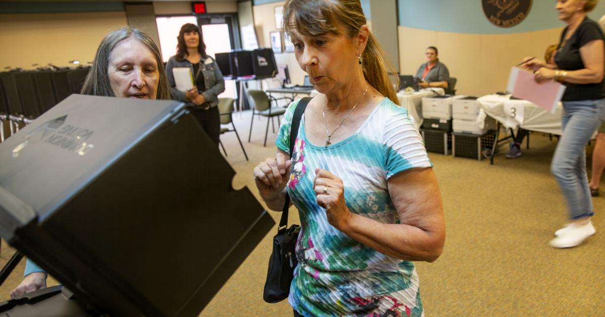 How many people have voted so far in NM primary?