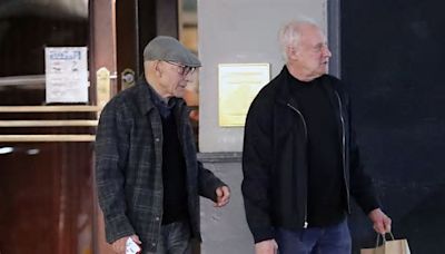 Star Trek reunion! Sir Patrick Stewart dines with longtime co-stars Jonathan Frakes and Brent Spiner in LA