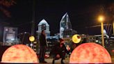 Rail Trail Lights return to South End Charlotte featuring new interactive displays