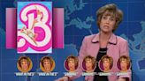 ‘SNL’ : Kristen Wiig’s Aunt Linda Returns to Weekend Update to Trash ‘The Bear,’ ‘Barbie’ and ‘Oppenheimer’ | Video