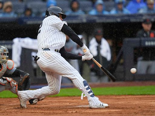 Yankees beat Tigers 5-2 behind Soto's 3-run double to finish 3-game sweep with rain-shortened win