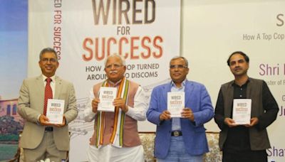 Khattar releases book on Haryana’s power journey