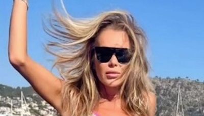 Amanda Holden wows in bikini snaps on location for new Netflix show