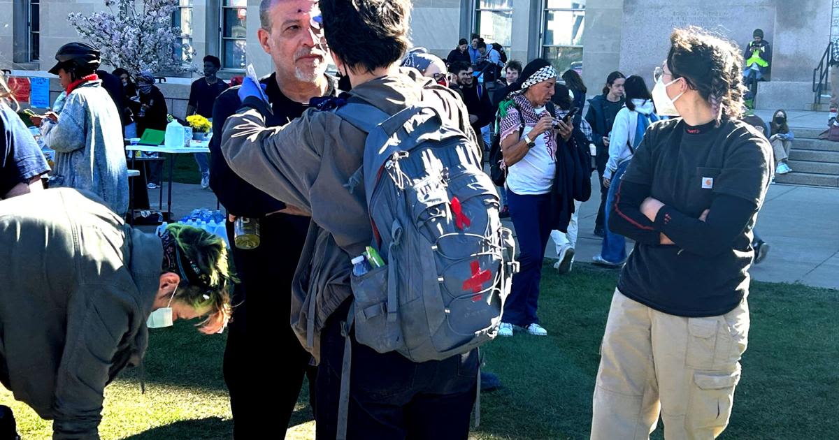 Samer Alatout at UW-Madison protests