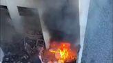 Se incendió un edificio en La Plata y los vecinos fueron evacuados por el denso humo