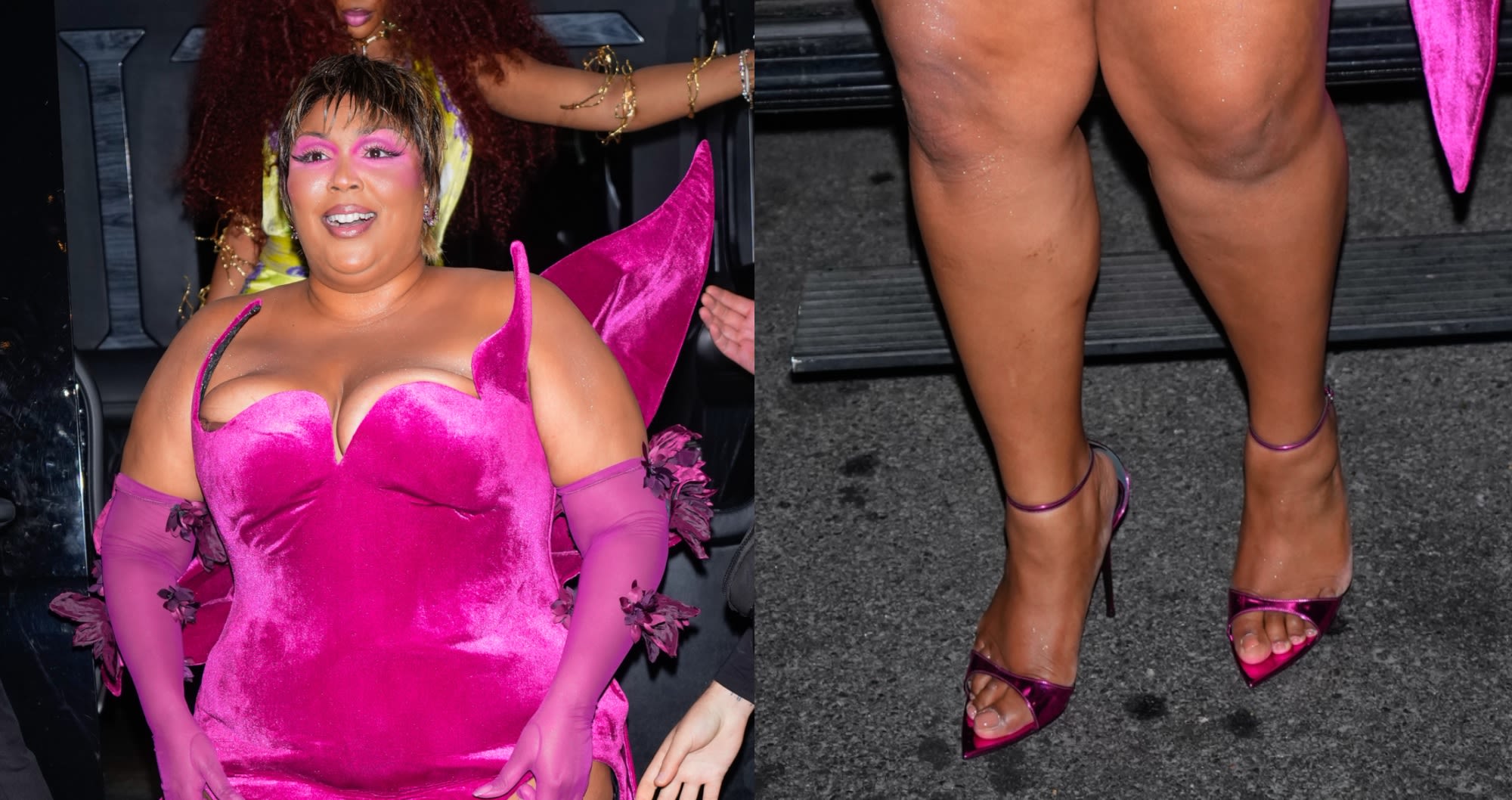 Lizzo Sizzles in Strappy Sandals at Met Gala After Party