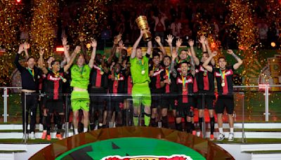 Leverkusen gana Copa de Alemania con gol de Xhaka y termina invicto su temporada nacional