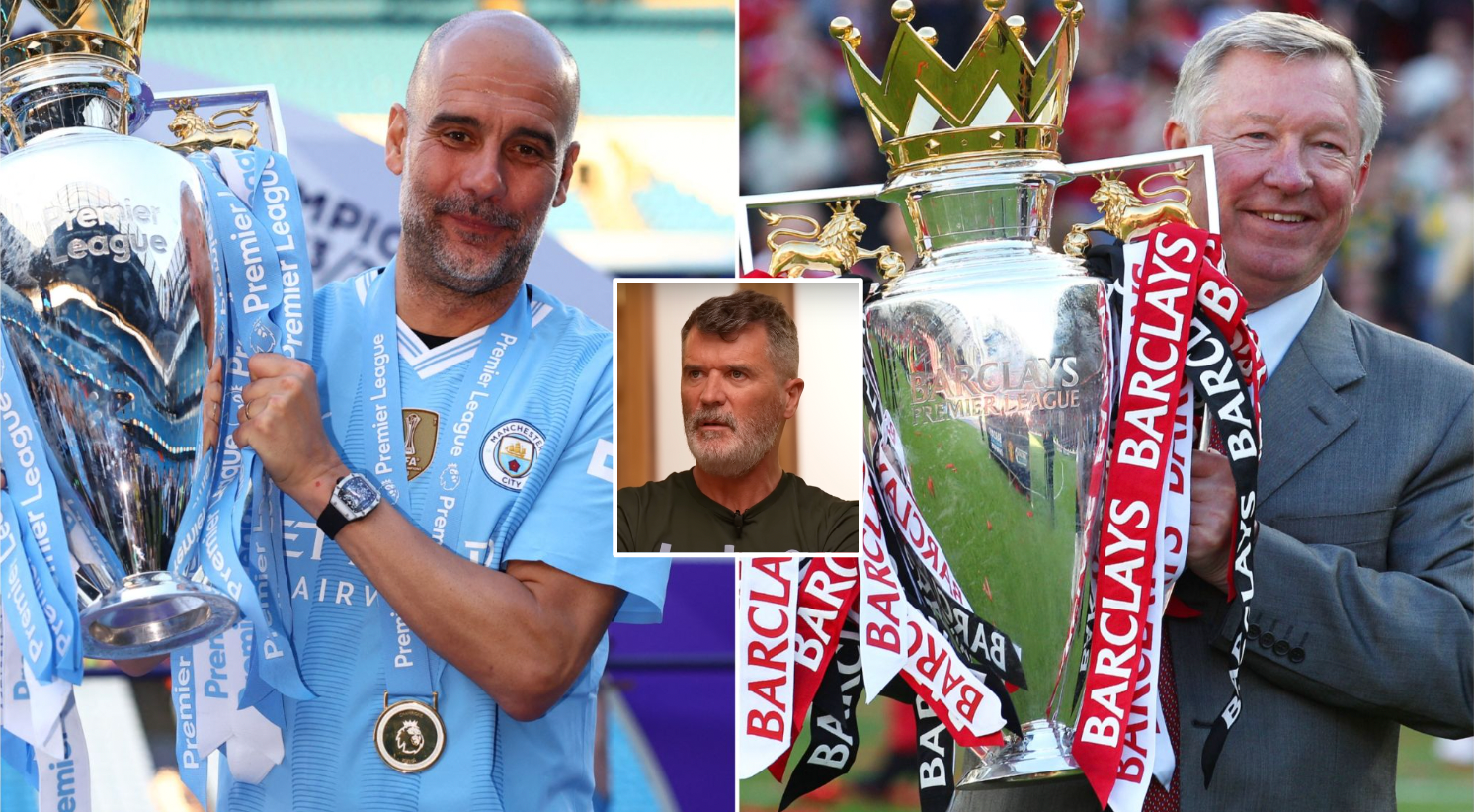 Comparing Pep Guardiola and Sir Alex Ferguson's PL stats after Roy Keane picks better manager